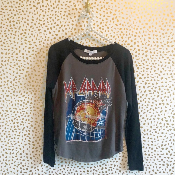def leppard baseball tee